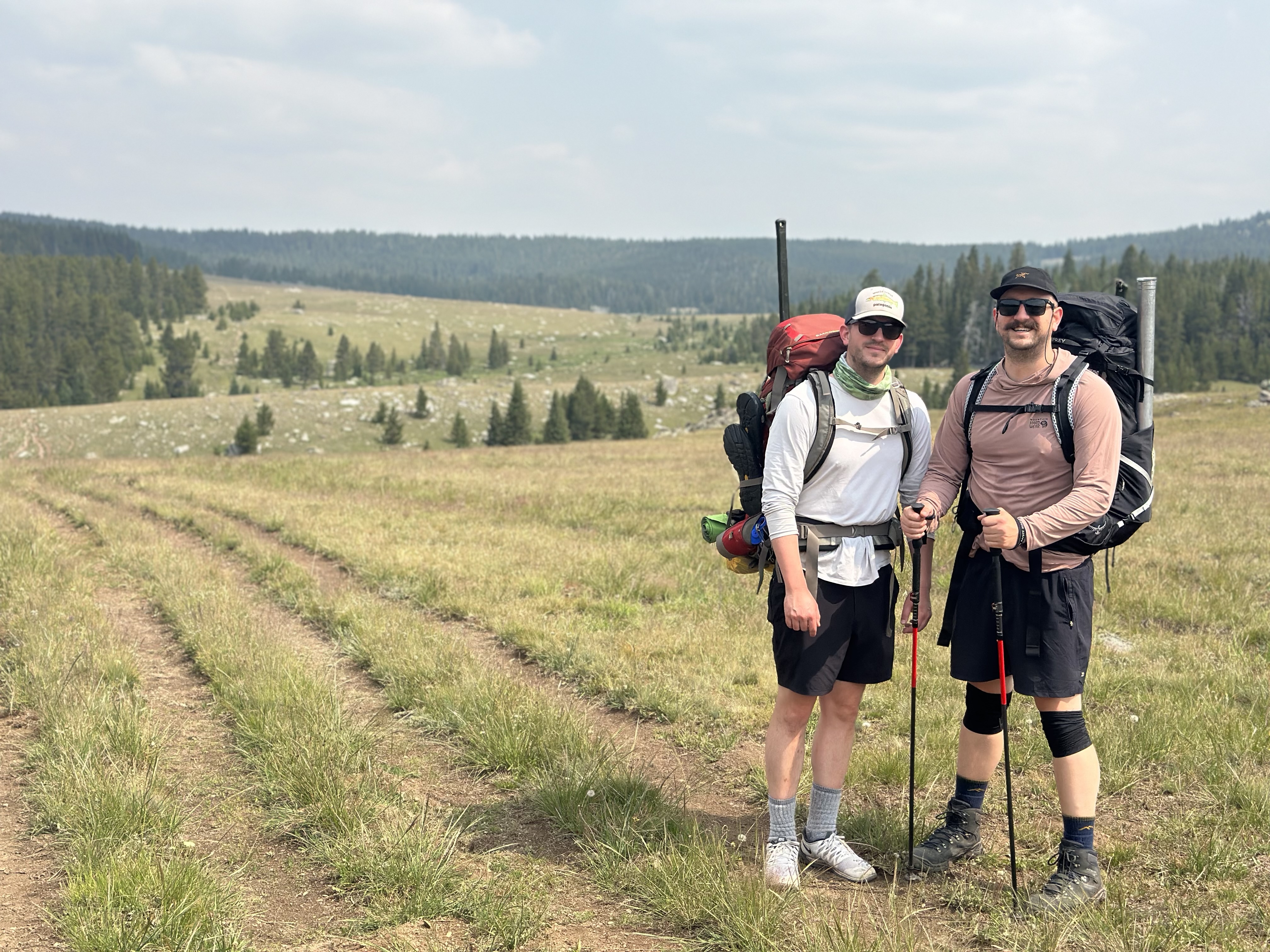 Hiking through Battle Park